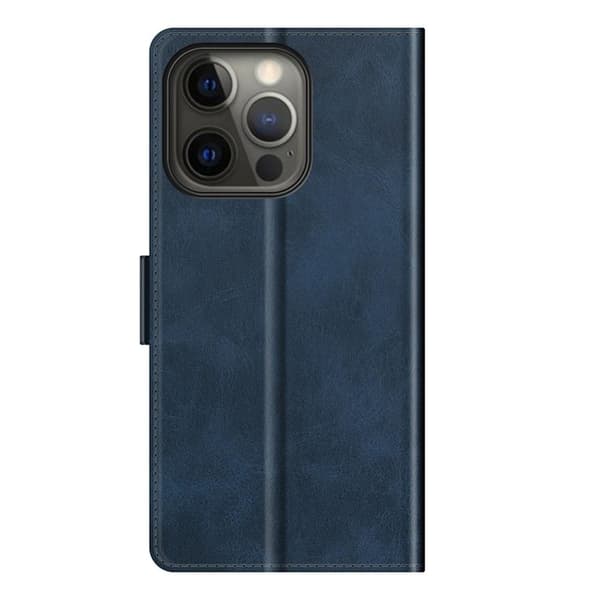 SKALO iPhone 13 Pro Premium Wallet Lompakkokotelo - Tummansininen