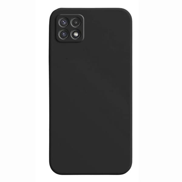 Liquid silikone cover Samsung Galaxy A22 5G - Sort