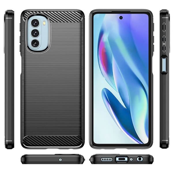 Børstet silikone cover Motorola Moto G51 5G
