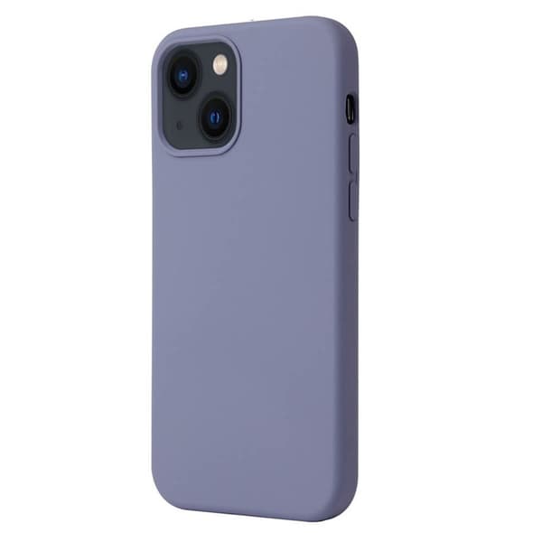 Liquid silikon skal Apple iPhone 13 - Gråblå