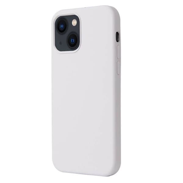 Liquid silikone cover Apple iPhone 13 - Hvid