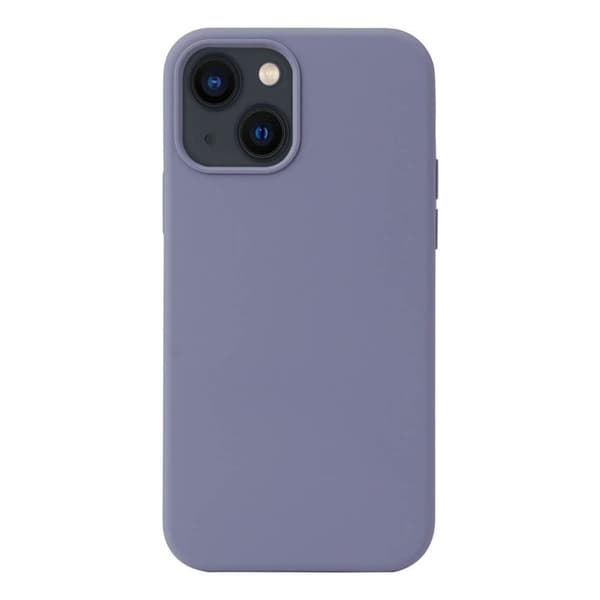 Liquid silikone cover Apple iPhone 13 Mini - Gråblå