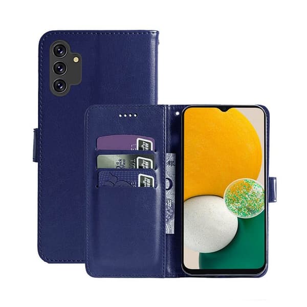 Lommebokdeksel 3-kort Samsung Galaxy A13 5G : Farge - Mørke blå