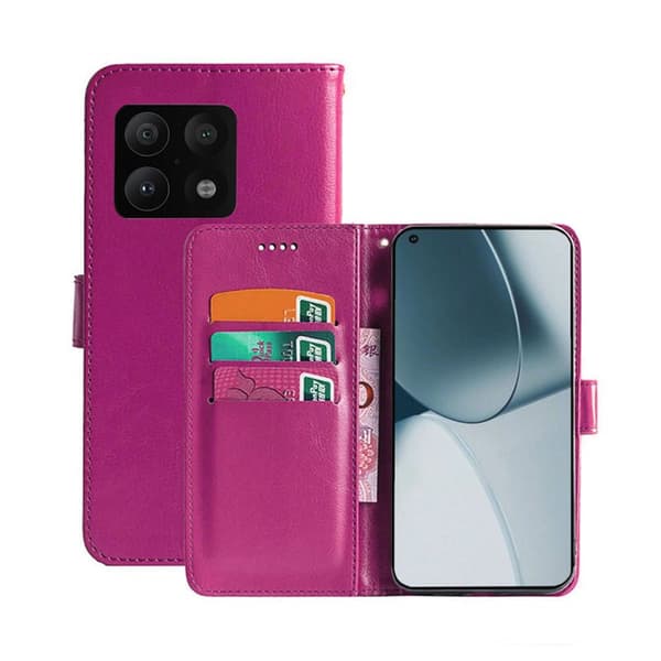 OnePlus 10 Pro Lompakkokotelo 3-kortti : väri - pinkki
