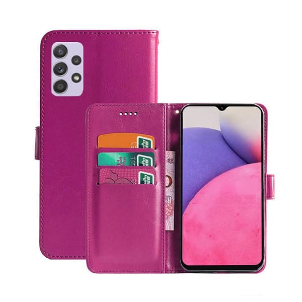Samsung Galaxy A33 5G Lommebokdeksel 3-kort : Farge - Rosa