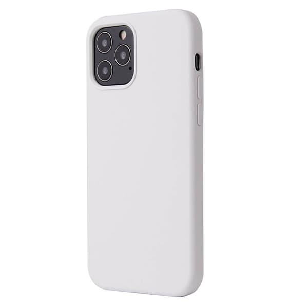 Liquid silikondeksel Apple iPhone 12 Pro Max - Hvit