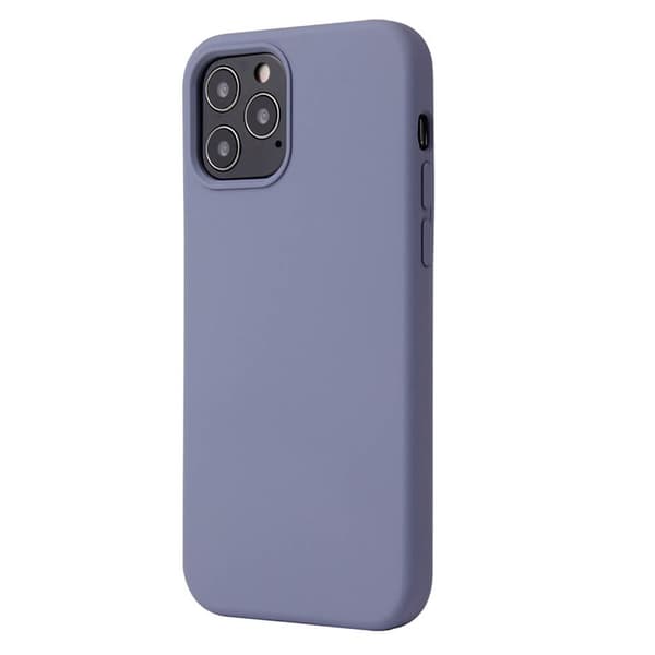 Liquid silikondeksel Apple iPhone 12 Pro - Gråblå