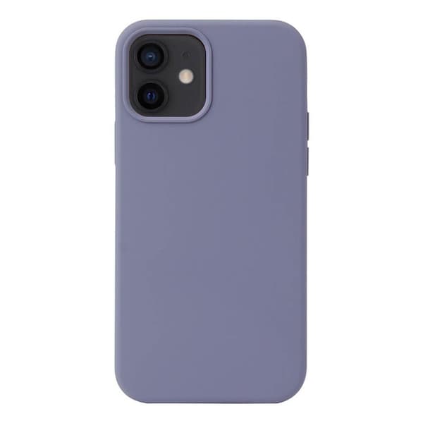 Liquid silikon skal Apple iPhone 12 Mini - Gråblå
