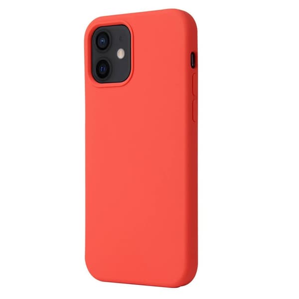 Liquid silikondeksel Apple iPhone 12 Mini - Coral