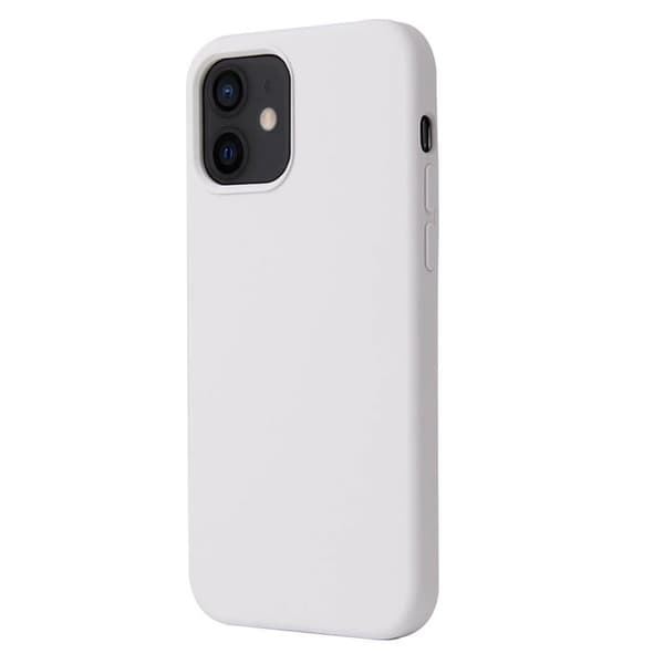 Liquid silikondeksel Apple iPhone 12 - Hvit