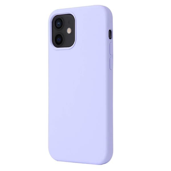 Liquid silikon skal Apple iPhone 12 - Lavender