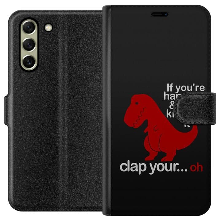 Samsung Galaxy S21 FE 5G Plånboksfodral Dinosaurie