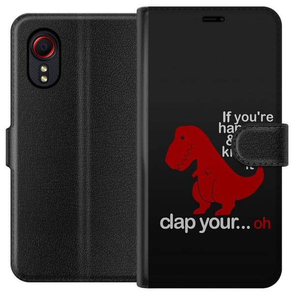 Samsung Galaxy Xcover 5 Tegnebogsetui Dinosaur