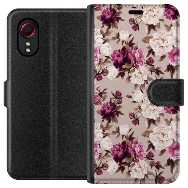Samsung Galaxy Xcover 5 Tegnebogsetui Blomster