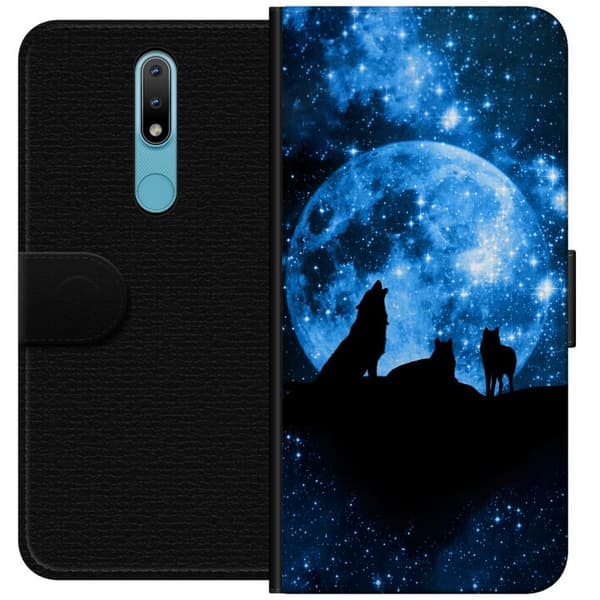 Nokia 2.4 Lompakkokotelo Susi