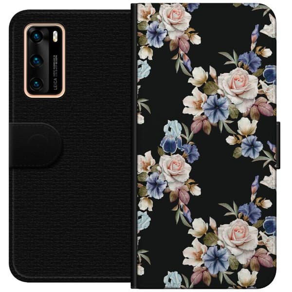 Huawei P40 Plånboksfodral Floral