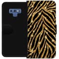 Miniatyrbillede 1 af 3: Samsung Galaxy Note9 Tegnebogsetui Guld & Glitter