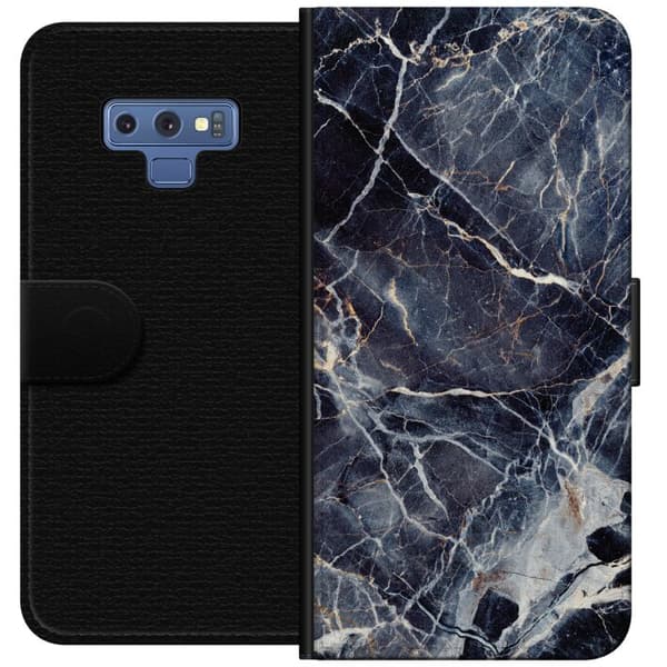 Samsung Galaxy Note9 Tegnebogsetui Marmoreret