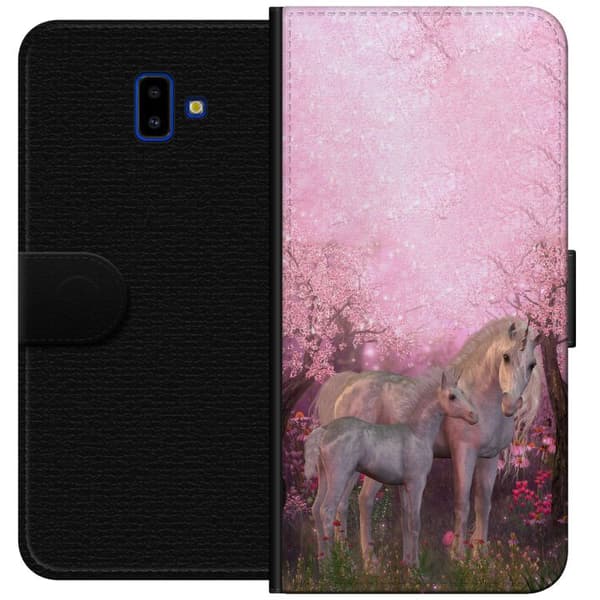 Samsung Galaxy J6+ Plånboksfodral Unicorn