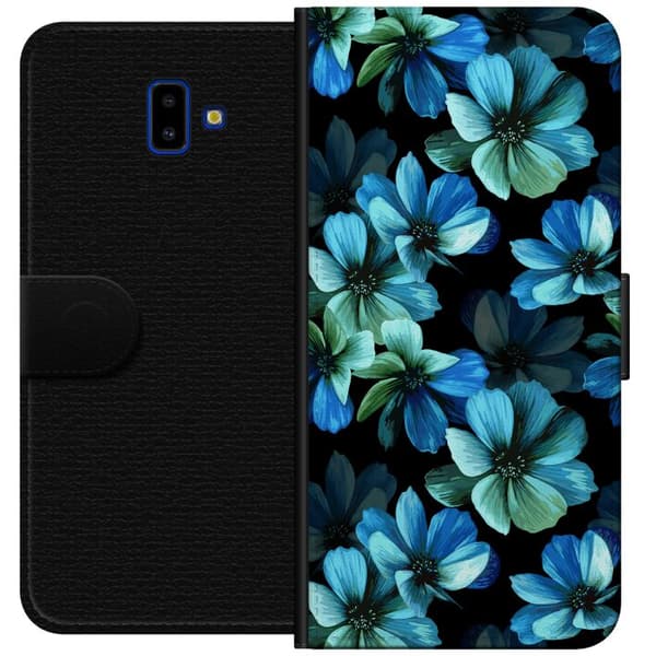 Samsung Galaxy J6+ Lommeboketui Blomster