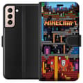 Miniatyrbild 1 av 3: Samsung Galaxy S21 Plånboksfodral Minecraft