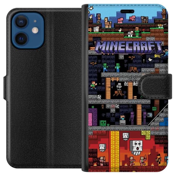 Apple iPhone 12  Lompakkokotelo Minecraft