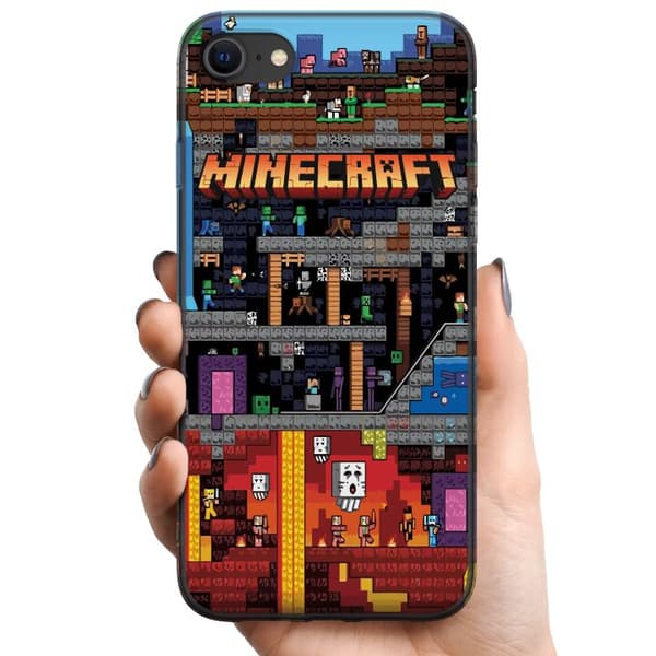 Apple iPhone SE (2020) TPU Matkapuhelimen kuori Minecraft