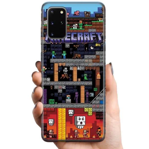 Samsung Galaxy S20+ TPU Mobilskal Minecraft