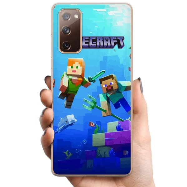 Samsung Galaxy S20 FE TPU Mobilcover Minecraft