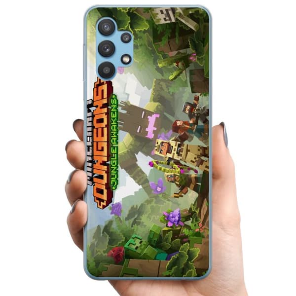 Samsung Galaxy A32 5G TPU Mobildeksel Minecraft