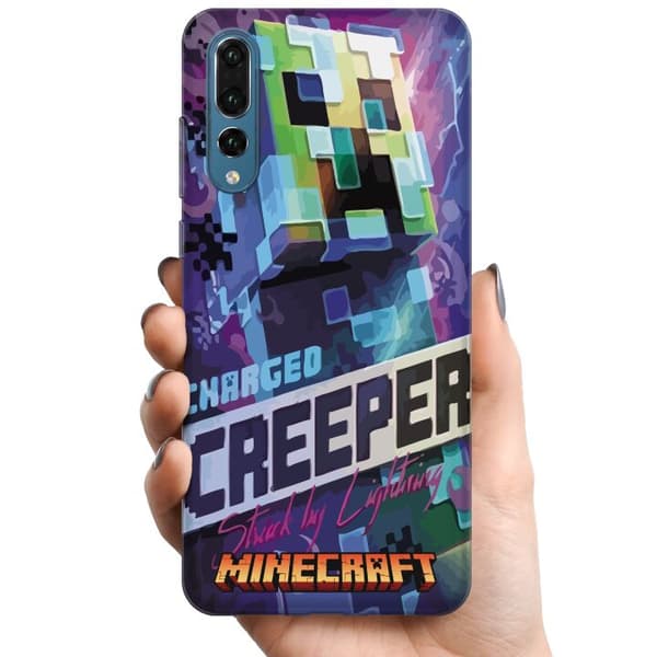 Huawei P20 Pro TPU Mobilcover Minecraft
