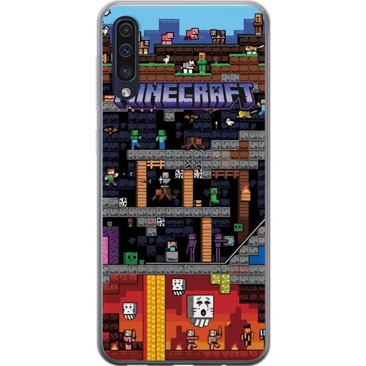 Samsung Galaxy A50 Skal / Mobilskal - Minecraft