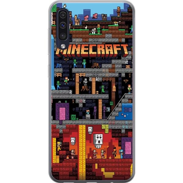 Samsung Galaxy A50 Kuori / Matkapuhelimen kuori - Minecraft
