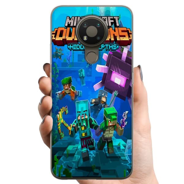 Nokia 3.4 TPU Mobilcover Minecraft