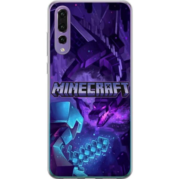 Huawei P20 Pro Gennemsigtig cover Minecraft