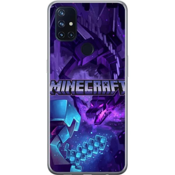 OnePlus Nord N10 5G Genomskinligt Skal Minecraft