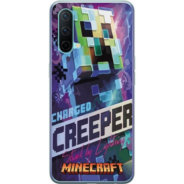 OnePlus Nord CE 5G Genomskinligt Skal Minecraft