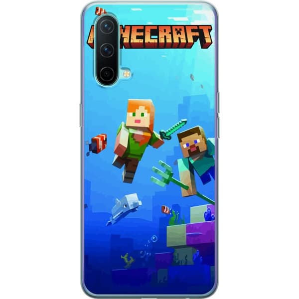 OnePlus Nord CE 5G Gjennomsiktig deksel Minecraft