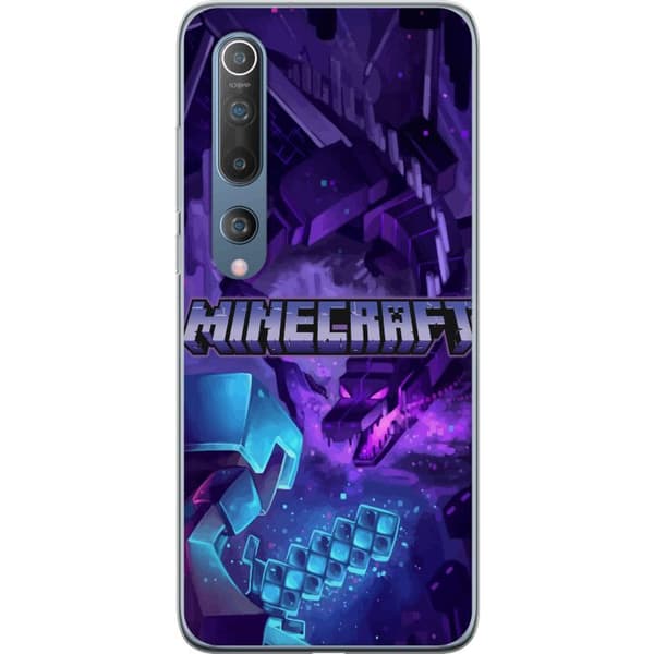 Xiaomi Mi 10 5G Gennemsigtig cover Minecraft