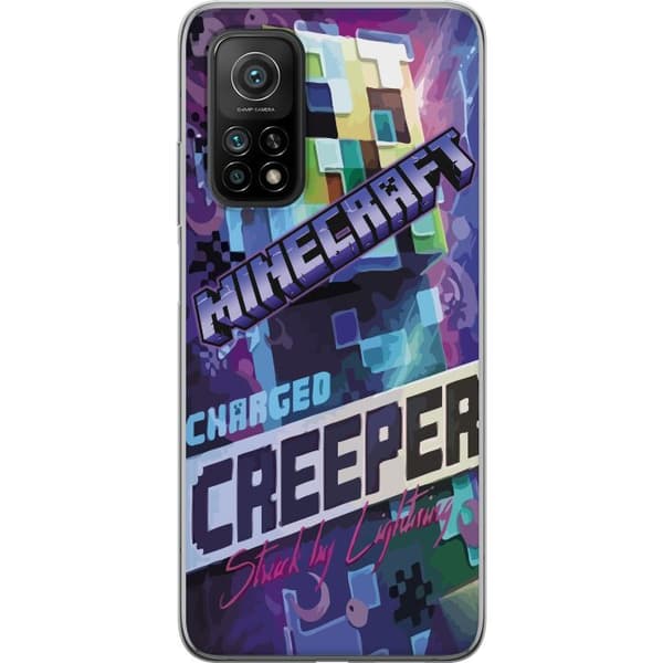 Xiaomi Mi 10T Pro 5G Gjennomsiktig deksel Minecraft