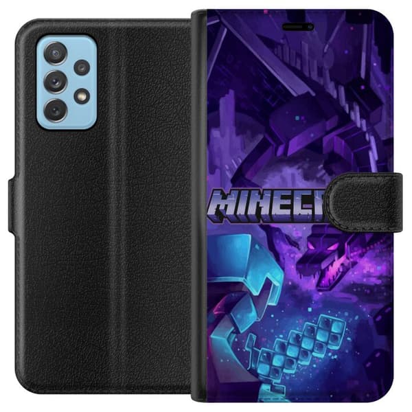 Samsung Galaxy A72 5G Lompakkokotelo Minecraft