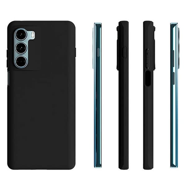Silikone cover Motorola Moto G200 5G - Sort