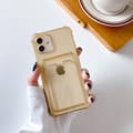 Miniatyrbild 1 av 4: iPhone 11 Stöttåligt Skal med Korthållare - Gul