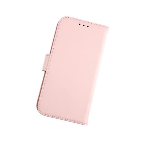 iPhone 13 Mini Plånboksfodral Läder Rvelon - Rosa
