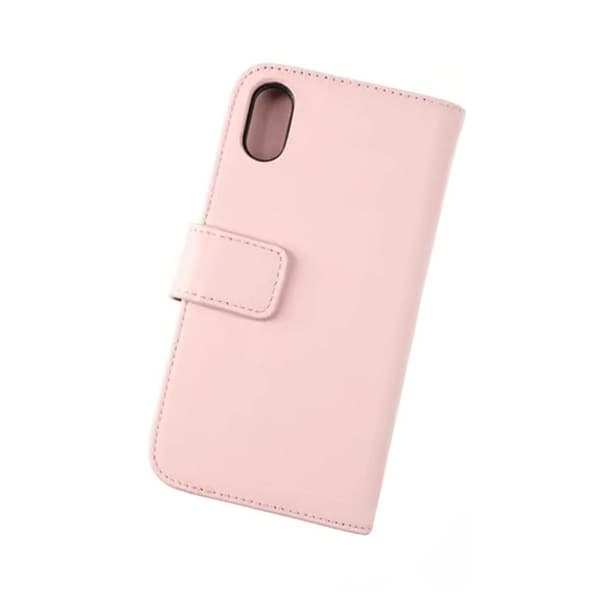iPhone X/XS Plånboksfodral Läder Rvelon - Rosa