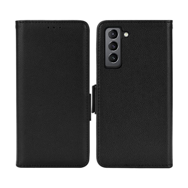 Samsung Galaxy S22 5G Plånboksfodral med Stativ - Svart