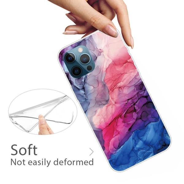SKALO iPhone 13 Pro Max Marmor TPU-cover - #11