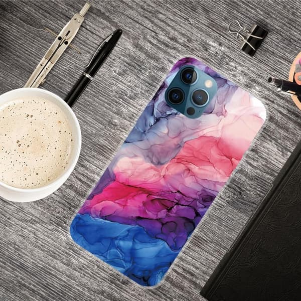 SKALO iPhone 13 Pro Max Marmor TPU-cover - #11