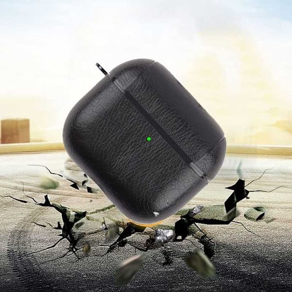 Stilrent Fodral för Airpods Gen. 1 & 2 Inkl. Karbinkrok