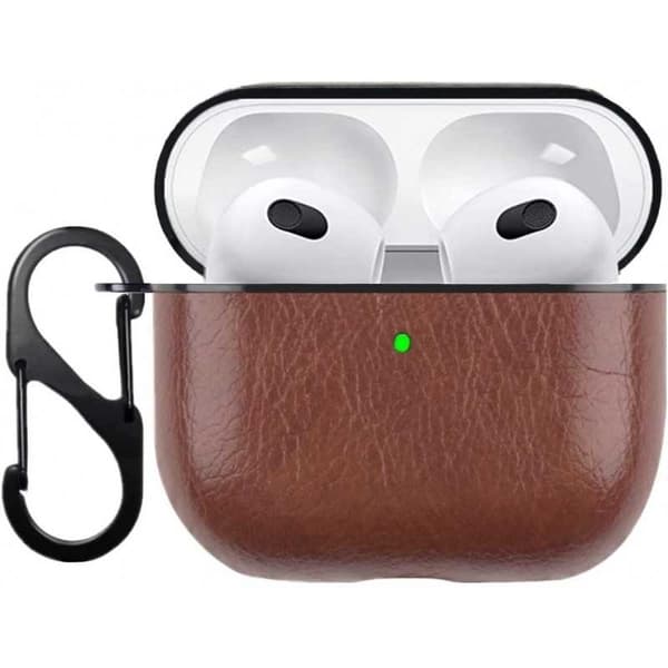 Stilrent Fodral för Airpods Gen. 1 & 2 Inkl. Karbinkrok